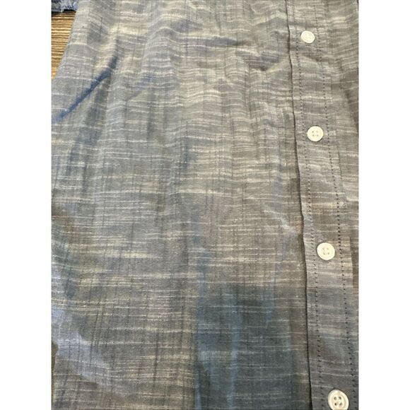 Boys' Short Sleeve Poplin Button-Down Shirt - Cat & Jack Blue Size XL. NWT. U - Picture 5 of 5